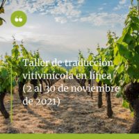 Copia de Taller de traducción vitivinícola